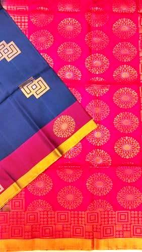 SOFT SILK SAREE WITH BLOUSE